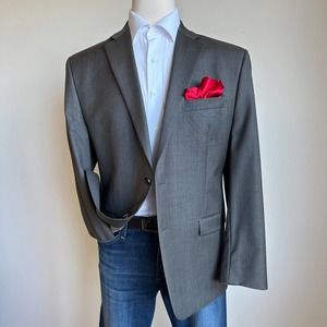 RALPH LAUREN Mens Blazer Sport Coat Jacket 48R Brown Wool Suit jacket Suits